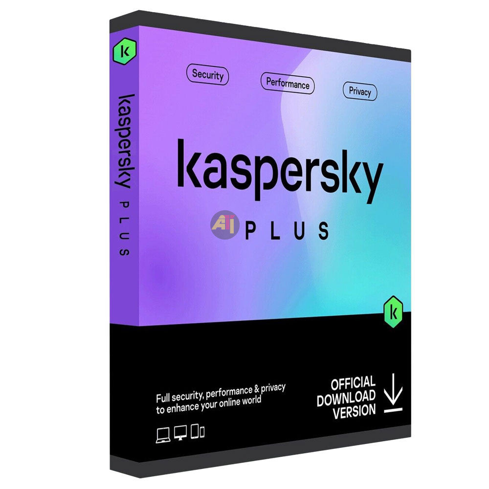 COFFRET ANTIVIRUS KAPERSKY PLUS 4 POSTES 12 MOIS de validité