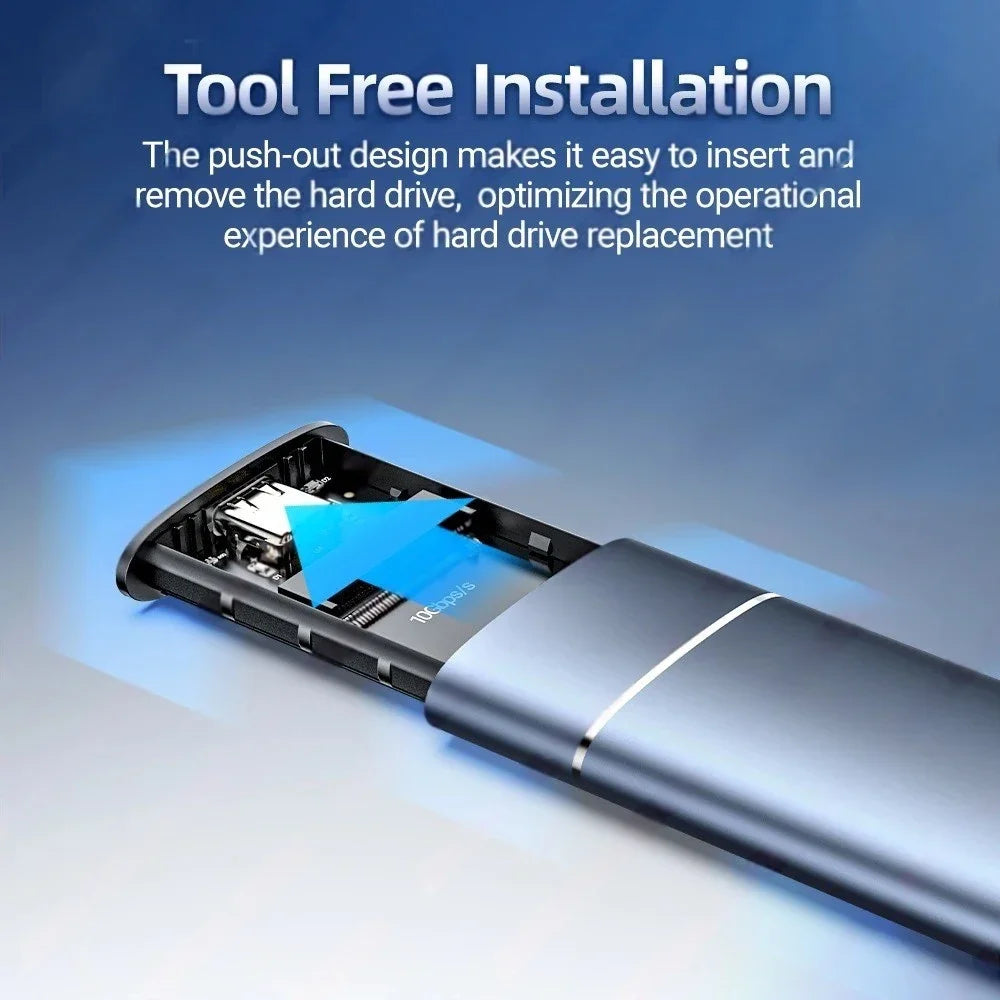 BOITIERS EXTERNE DISQUE SSD M2/NVME SATA 10Gbp Type C