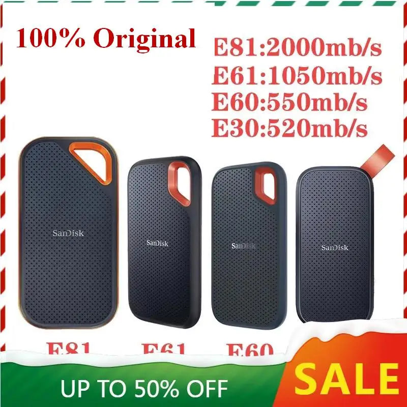 DISQUE DUR EXTERNE SSD ULTRA RAPIDE ET RESISTANT DE 512GB-1TB-2TB