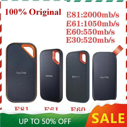 DISQUE DUR EXTERNE SSD ULTRA RAPIDE ET RESISTANT DE 512GB-1TB-2TB